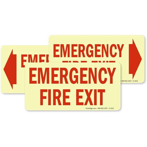 Fire Door Signs - Fire Exit Signs & Not A Fire Exit Signs