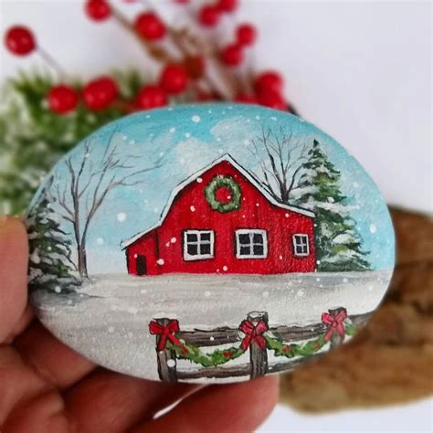 25 Christmas Rock Painting Ideas • Color Made Happy