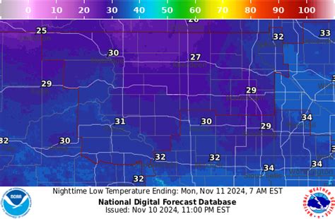 NOAA Graphical Forecast for Aberdeen, SD