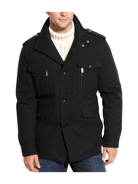 Michael Kors men’s wool blend coat - munimoro.gob.pe