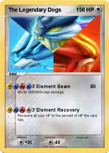 Pokémon The Legendary Dogs - 3 Element Beam - My Pokemon Card