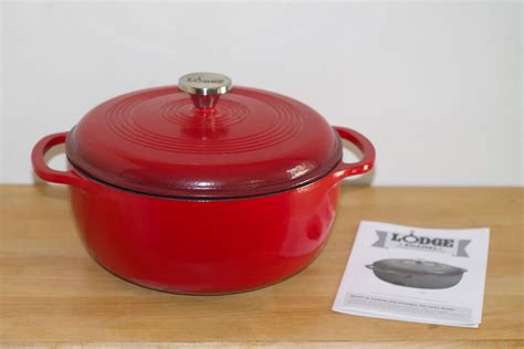 Lodge Enameled Cast Iron Dutch Oven Review: High Quality, Low Cost