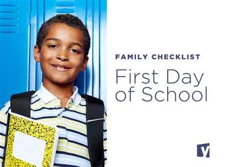 First Day of School Family Checklist | featured