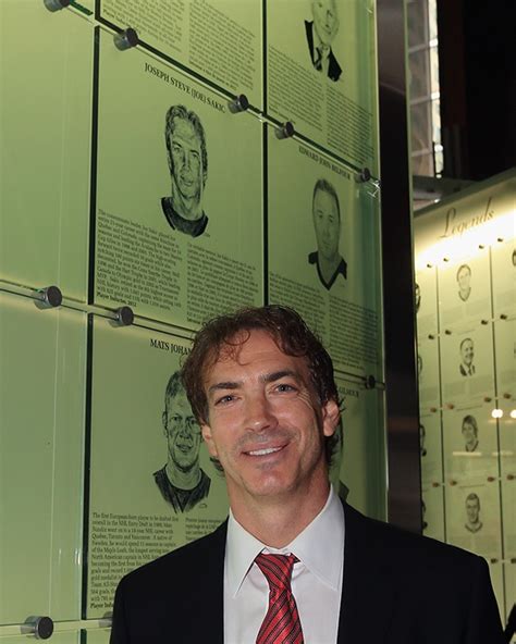 Joe Sakic at Hockey Hall of Fame