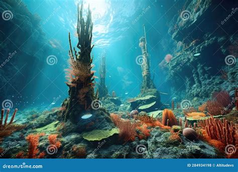 Underwater Volcanic Eruption Captured In An Image Royalty-Free Stock Photography | CartoonDealer ...