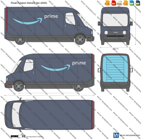 Templates - Cars - Various Cars - Amazon Delivery Van