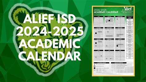 Alief ISD's 2024-2025 | Academic Calendar | Alief Middle School