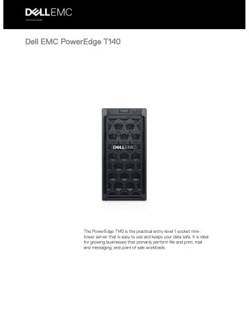 Dell EMC PowerEdge T140 Technical Manual | Manualzz