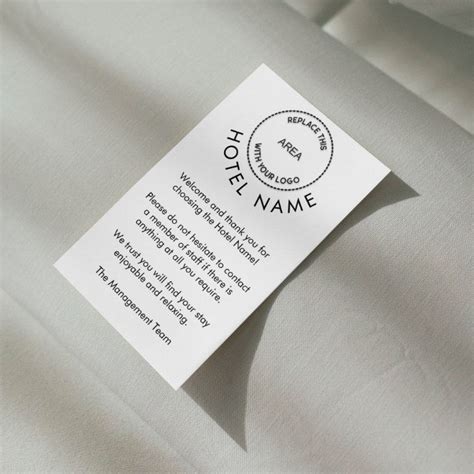 Hotel Logo Welcome Cards Guest Rooms Any Color | Zazzle | Welcome card, Hotel logo, Hotel card