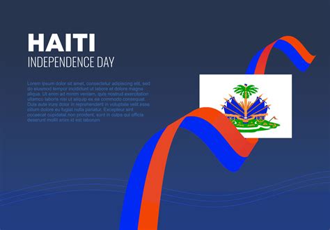 Haiti independence day poster for celebration on January 1 st. 4606527 ...