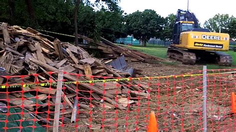 War Memorial Stadium Demolition Greensboro, N.C. - YouTube