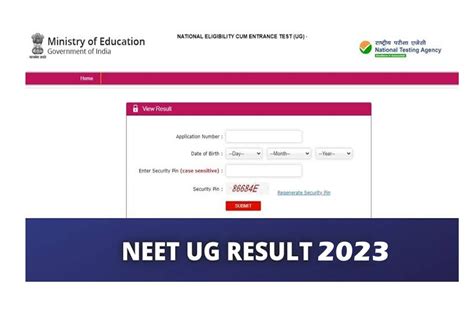 NEET UG Result 2023 Scorecard Download Link, Cut Off Marks PDF - All ...