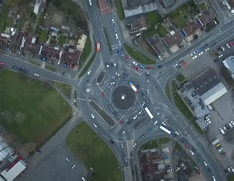 Magic Roundabout in Swindon, a unique intersection