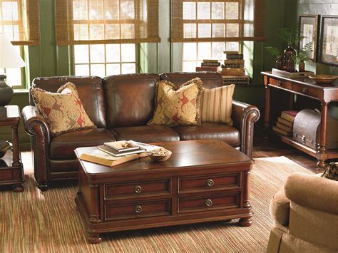 Bassett Hamilton Traditional Sofa with Nail Head Trim | AHFA | Sofas