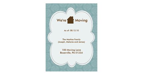 We're Moving Announcement Postcards | Zazzle