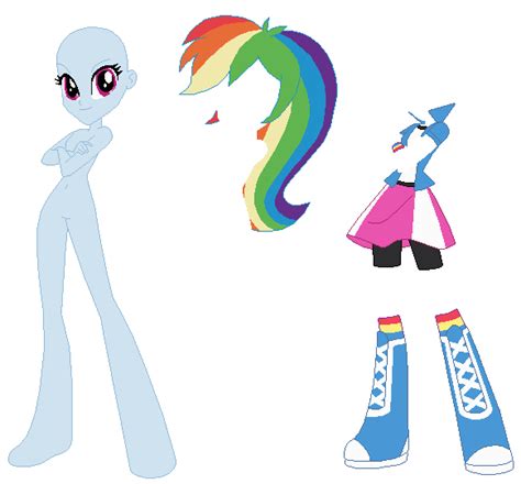 EqG Rainbow Dash Base 03 by SelenaEde on DeviantArt