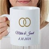 Wedding Icon Personalized Coffee Mug 15 oz White
