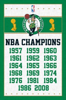 Boston Celtics Championship Banner (24x36) - SPT44591 – GLOBAL PRINTS