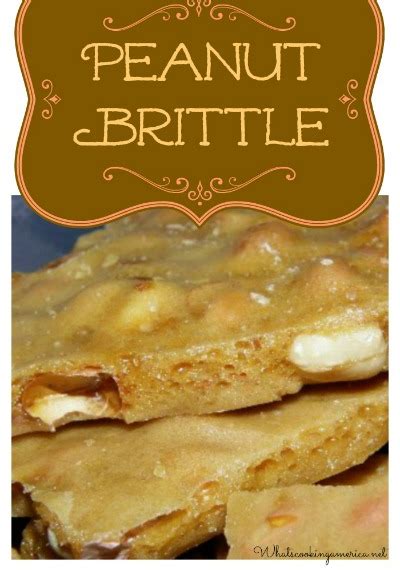 Brown Sugar Peanut Brittle Recipe | What's Cooking America