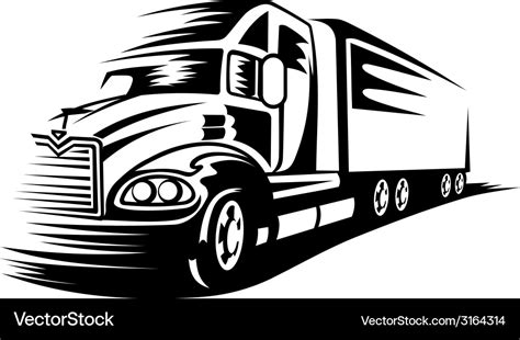 Moving truck Royalty Free Vector Image - VectorStock