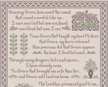 Amazing Grace Cross Stitch - Cross Stitch Patterns