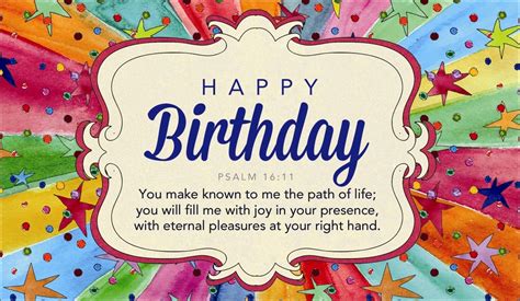 Happy Birthday Christian Greetings Psalm Bible Verse