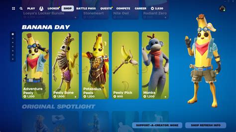 Fortnite celebrates National Banana Day with Peely skins | esports.gg