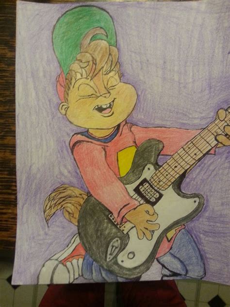 Alvin Seville playing his guitar. by allieseville1 on DeviantArt