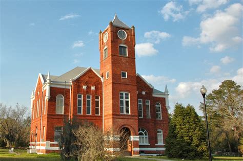 Baker County Courthouse, 1900, Newton | Vanishing Georgia: Photographs ...