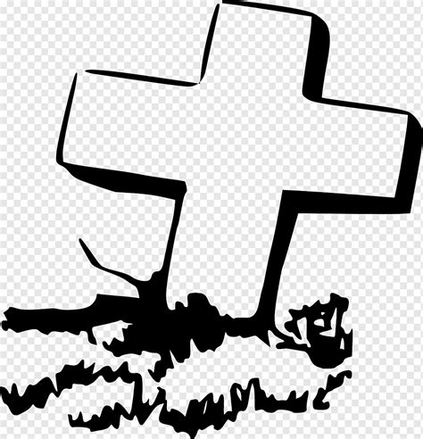 Gravestone, Dead, Cross, Silhouette, Peace, Crosses, Stone, Graveyard, Grave, Rest, png | PNGWing