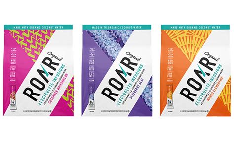 ROAR Organic Electrolyte Powder Sticks | 2019-12-11 | Beverage Industry