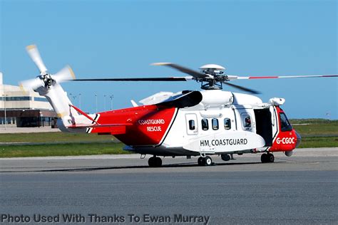 UK Emergency Aviation - HM Coastguard Helicopter & Fixed Wing Gallery - G-CGOC