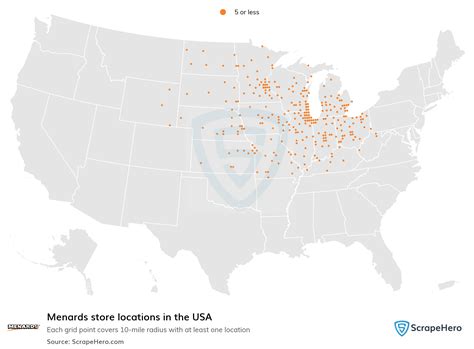 Number of Menards locations in the USA in 2024 | ScrapeHero