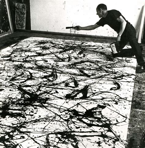 jackson-pollock-painting-in-his-long-island-studio-photo-by-hans-namuth ...