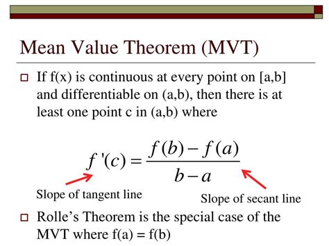 PPT - 2. Rolle’s Theorem and Mean Value Theorem PowerPoint Presentation ...