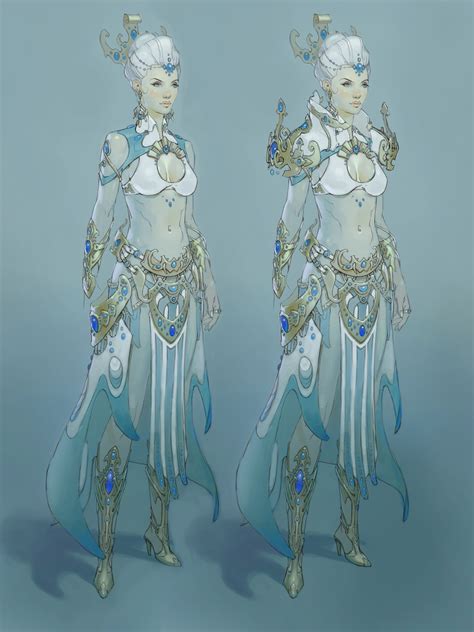 ArtStation - Guild Wars 2 female Elementalist concept