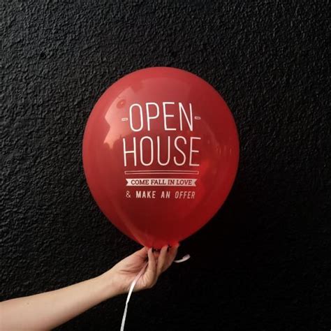 Balloons - Open House | Open house, House, Open