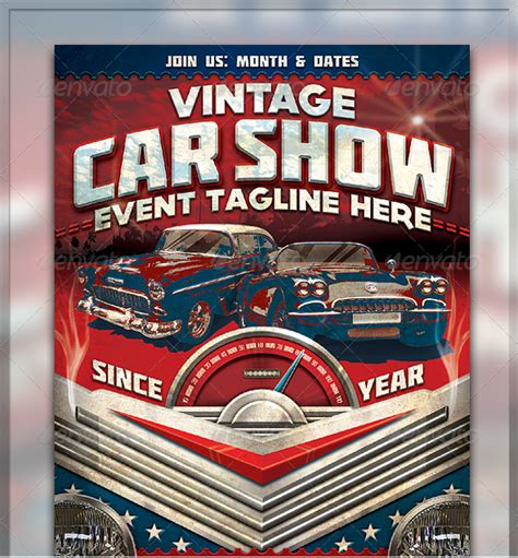 Car Show Flyer Template - 20+ Download In Vector EPS, PSD