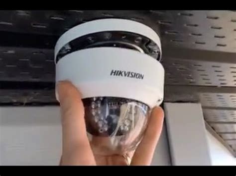 HIKVISION Dome PoE IP Camera Installation Guide DS 2CD2132-I - YouTube