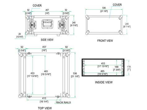 4U Amp Rack Case - Road Ready Cases New Zealand