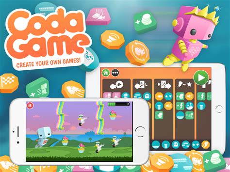 KIDS CAN CREATE THEIR OWN ONLINE GAMES WITH THE CODA GAME APP