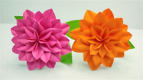 How to Make Simple Paper Flowers | Amazing Paper Flower Making | Easy ...