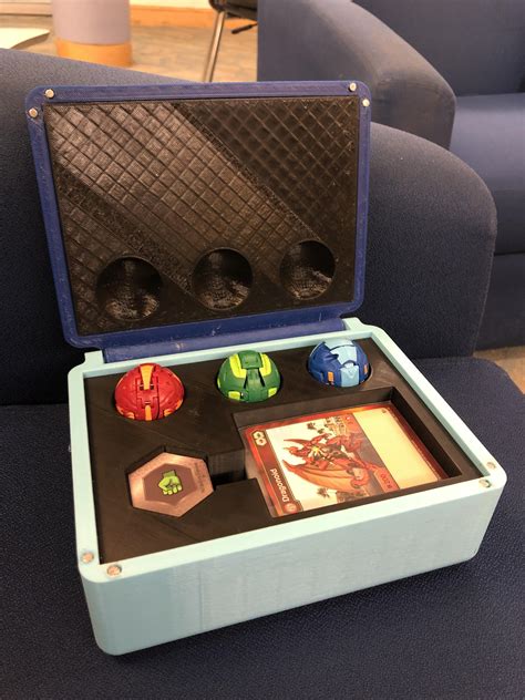 I 3D modeled and printed a Bakugan Battle Box for my deck. : r/Bakugan