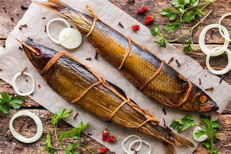 smoked herring with herbs and spices | High-Quality Food Images ~ Creative Market