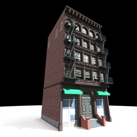 3D asset Nyc Building 12 type 1 | CGTrader