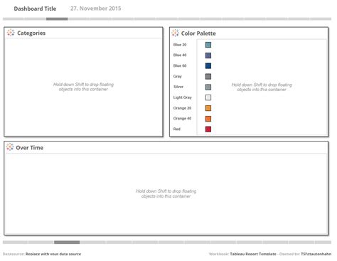 » Tableau Report Template