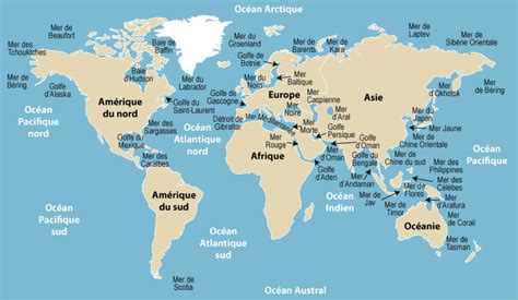 Informations sur les océans terrestres