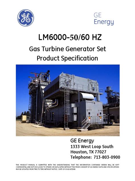 GE -Turbine.pdf | Gas Turbine | Hvac