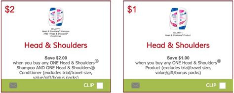 Head And Shoulders Printable Coupons - Printable Templates