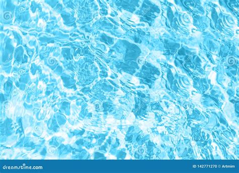 Pool Water Surface Top View. Blue Water Texture Background Stock Photo ...